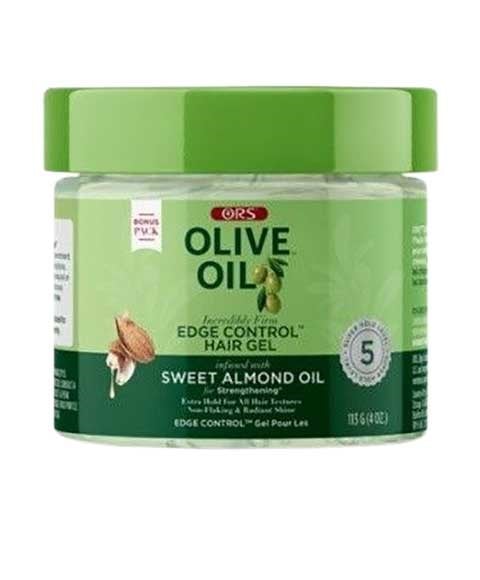 GEL CAPILLAIRE EDGE CONTROL FORMULE À L'HUILE D'OLIVE À L'AMANDE DOUCE