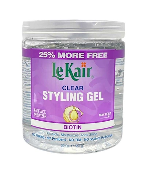 GEL COIFFANT CLAIR À LA BIOTINE LEKAIR