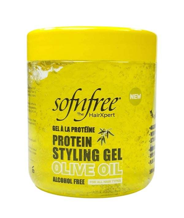 GEL coiffant protéiné à l'huile d'olive XPERT SOF N FREE HAIR