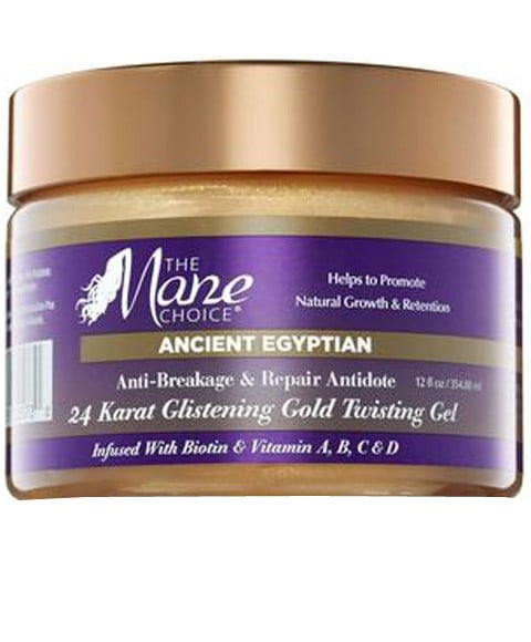 GEL DE TORSION À L'OR BRILLANT 24 CARATS ÉGYPTIEN ANCIEN
