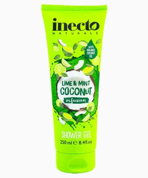 GEL DOUCHE À L'INFUSION DE COCO À LA LIME ET À LA MENTHE INECTO NATURALS