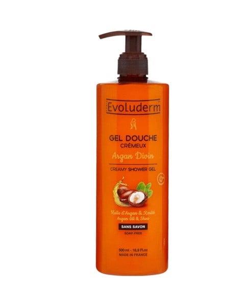 GEL DOUCHE CRÉMEUX EVOLUDERM ARGAN DIVIN 