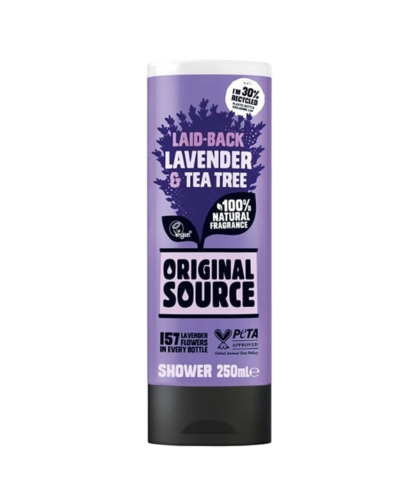 GEL DOUCHE DÉCONTRACTÉ À LA LAVANDE ET À L'ARBRE À THÉ