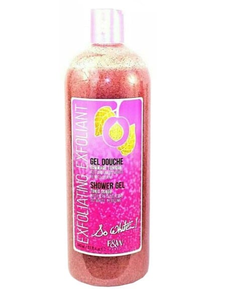 GEL DOUCHE EXFOLIANT SO WHITE GOMMAGE TONIQUE 