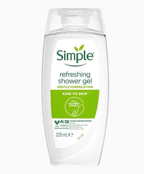 GEL DOUCHE RAFRAÎCHISSANT SIMPLE KIND TO SKIN AU CONCOMBRE EX