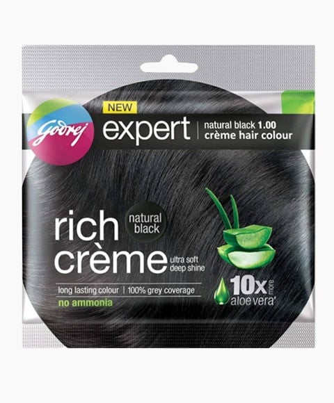 GODREJ EXPERT RICH CREME COULEUR DE CHEVEUX NOIR NATUREL 