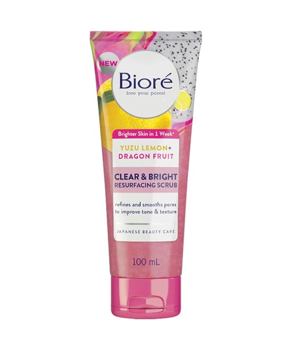 GOMMAGE RESURFAÇANT LUMINEUX CLAIRE YUZU CITRON ET FRUIT DU DRAGON