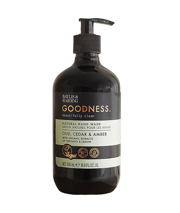 GOODNESS OUD CEDAR AND AMBER NATURAL MAINS WASH 
