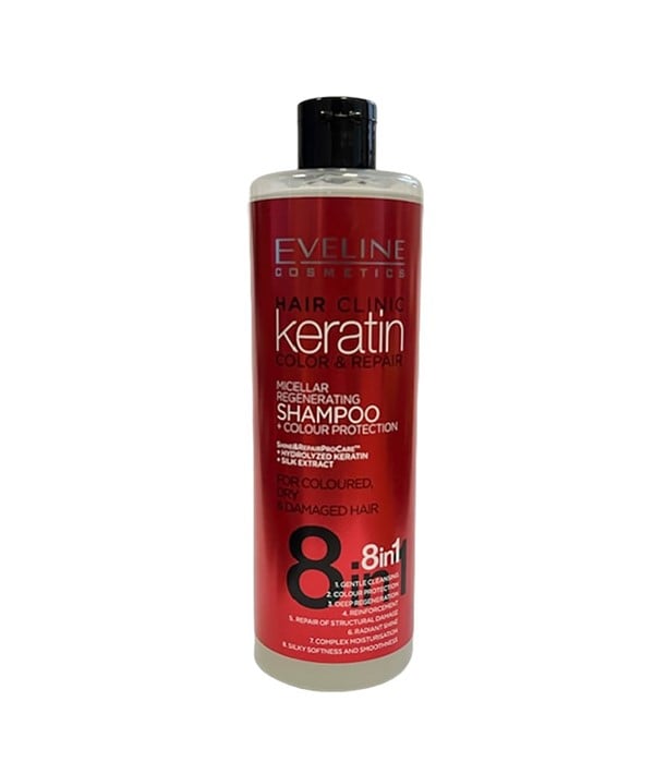 HAIR CLINIC KERATIN SHAMPOOING MICELLAIRE RÉGÉNÉRANT 8 EN 1