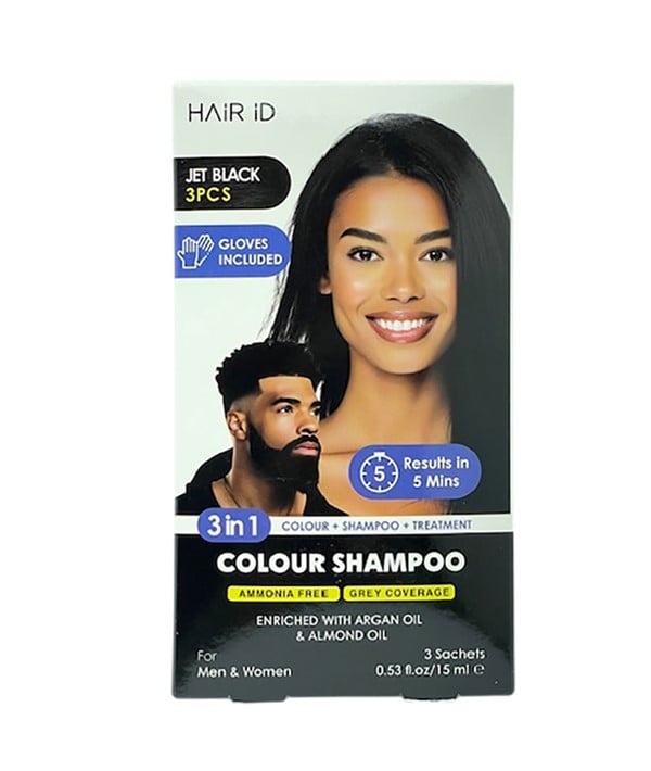 HAIR ID 3IN1 SHAMPOOING COULEUR SANS AMMONIAQUE 