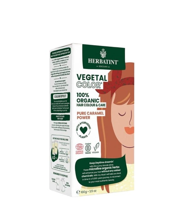 HERBATINT Coloration végétale bio PURE CARAMEL POWER 