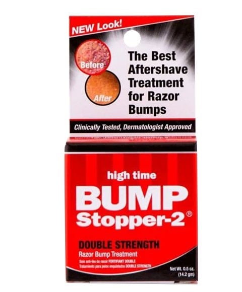 HIGH TIME BUMP STOPPER 2 TRAITEMENT DE CHOSES DE RASOIR À DOUBLE RÉSISTANCE