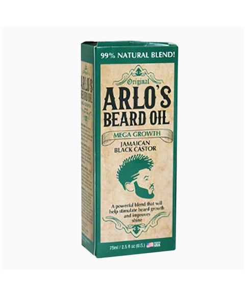 HUILE À BARBE MEGA CROISSANCE RICIN NOIR JAMAÏCAIN 