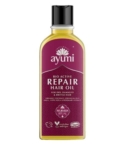 HUILE CAPILLAIRE BIO ACTIVE RÉPARATRICE AYUMI NATURALS