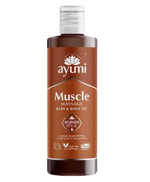 HUILE DE MASSAGE MUSCULAIRE AYUMI NATURALS 