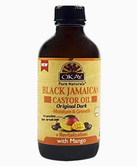HUILE DE ricin foncée originale jamaïcaine noire à la mangue 
