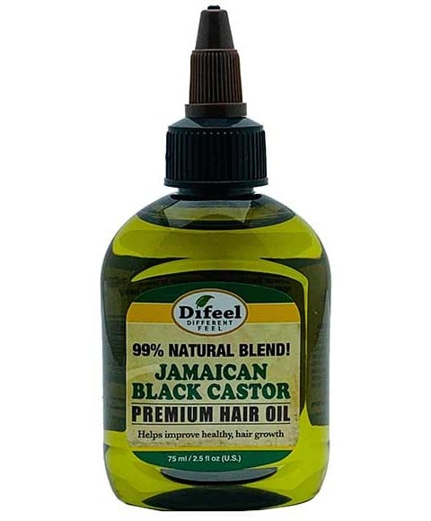 HUILE DE ricin noir jamaïcain DIFEEL PREMIUM 