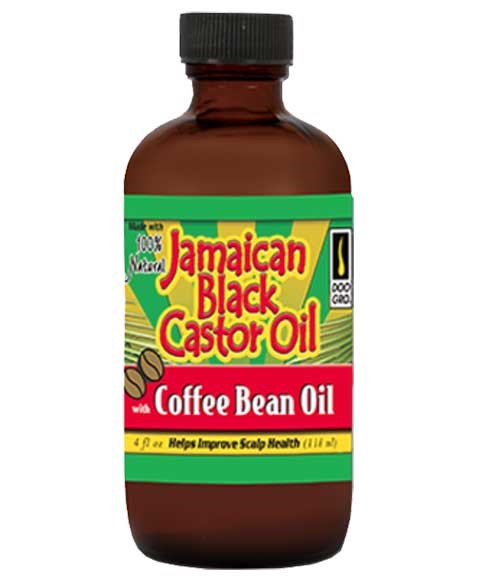 HUILE DE RICIN NOIR JAMAÏCAIN HUILE DE GRAINS DE CAFÉ 
