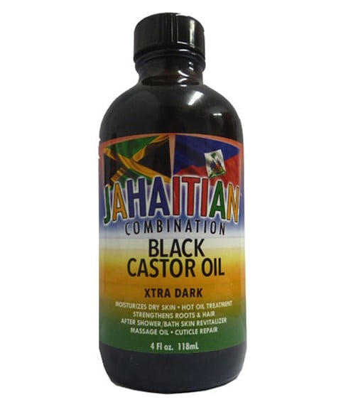 HUILE DE RICIN NOIRE JAHAITIAN HUILE DE RICIN NOIRE EXTRA FONCÉE 