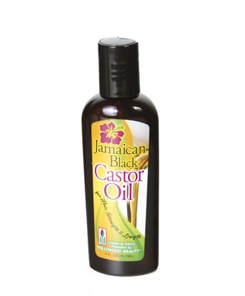HUILE DE RICIN NOIRE JAMAÏCAINE HOLLYWOOD BEAUTY 