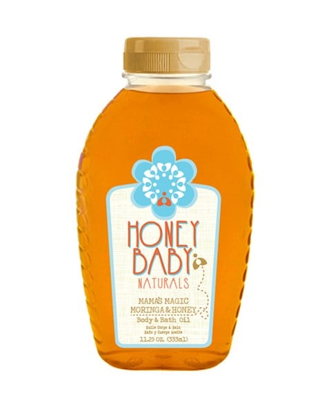 HUILE POUR LE CORPS ET LE BAIN MAMAS MAGIC MORINGA ET MIEL 