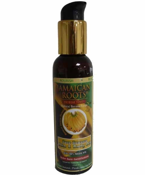 HUILE PURE POUR LA PEAU ET LE CORPS DE BANANE 