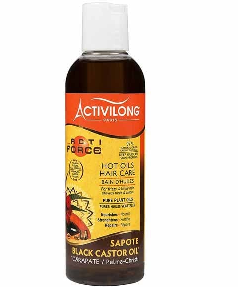 HUILES CHAUDES À L'HUILE DE RICIN NOIRE ACTI FORCE 