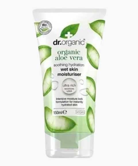 HYDRATATION APAISANTE À L'ALOE VERA BIOLOGIQUE POUR LA PEAU MOUILLE 