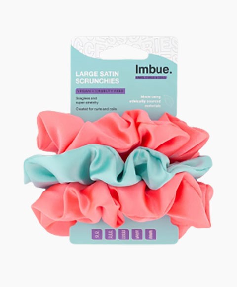 IMBUE DE GRANDS CHOUCHONS EN SATIN 