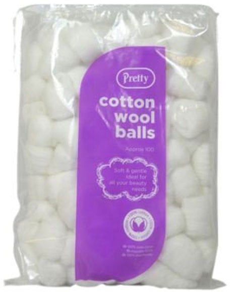 JOLIE BOULES DE COTON BLANC 