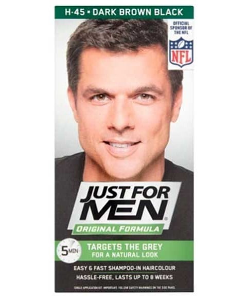 JUST FOR MEN FORMULE ORIGINALE EN COULEUR DE CHEVEUX BRUN FONCÉ BLA