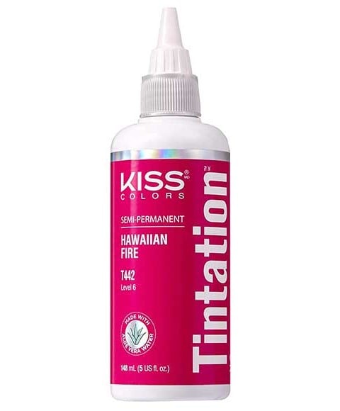KISS COLORS TINTATION SEMI PERMANENTE FEU HAWAÏEN T442 