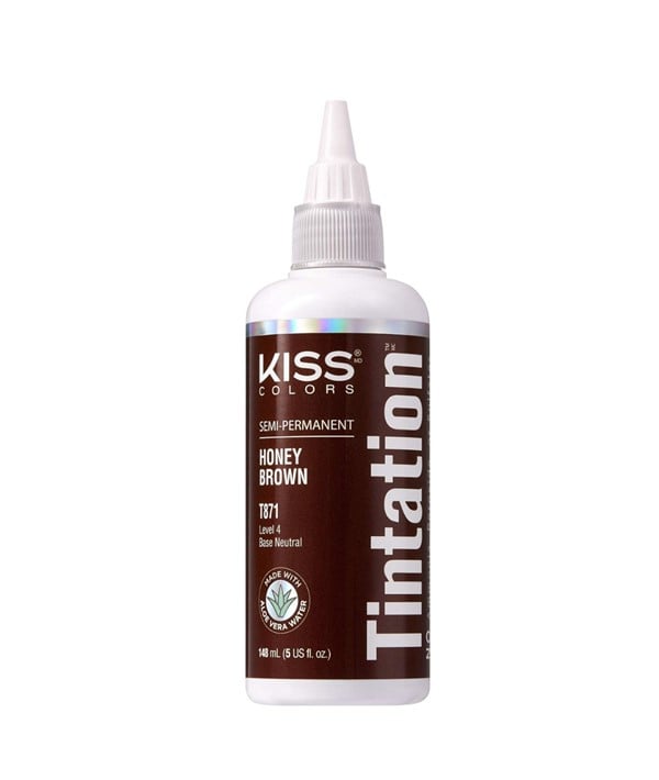KISS COLOURS TINTATION SEMI PERMANENTE BRUN MIEL T871 