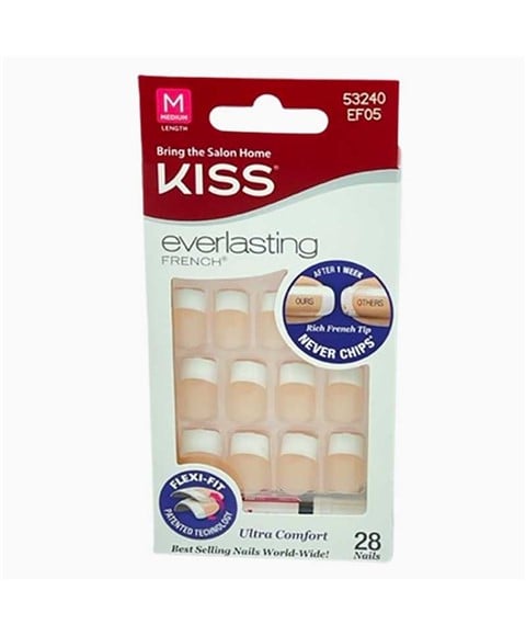 KISS EVERLASTING FRENCH ULTRA CONFORT NAILS EF05 