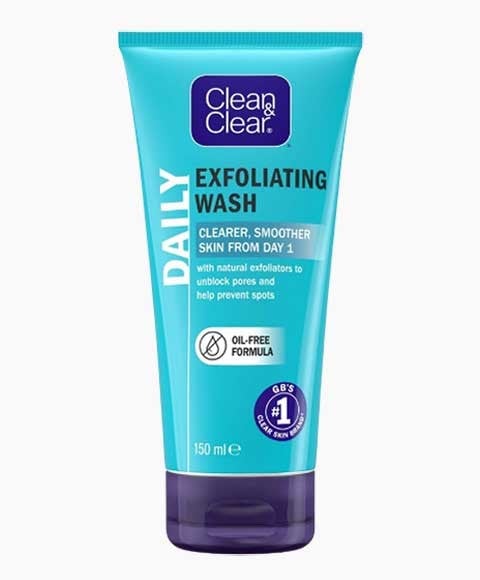 Lavage quotidien exfoliant propre et clair 