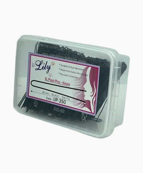 LILY BLACK BOB PINS UP 350