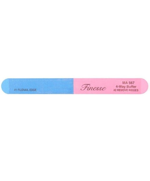 LIMES À ONGLES PROFESSIONNELLES FINESSE TAMPON 4 VOIES MA567 