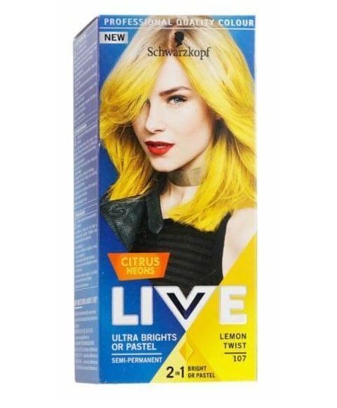 LIVE COLOR CITRUS NEON COULEUR SEMI-PERMANENTE ULTRA BRILLANTE 