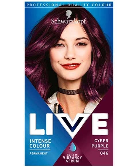LIVE COLOR COULEURS PERMANENTES INTENSE 046 CYBER VIOLET 