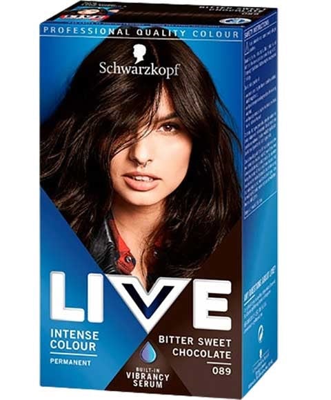 LIVE COLOR COULEURS PERMANENTES INTENSE 89 CHOCO DOUX-AMER