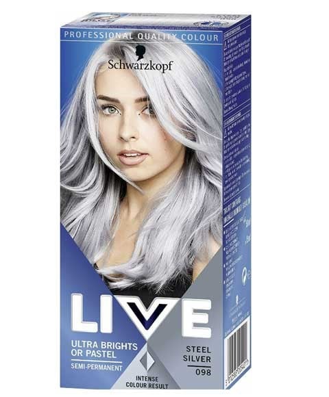 LIVE ULTRA BRIGHTS OU PASTEL STEEL SILVER 098