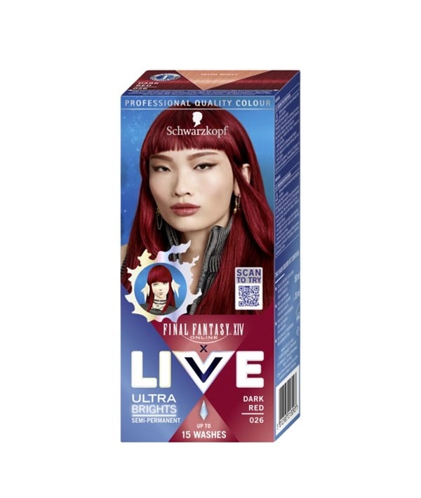 LIVE ULTRA BRIGHTS SEMI PERMANENT ROUGE FONCÉ 026