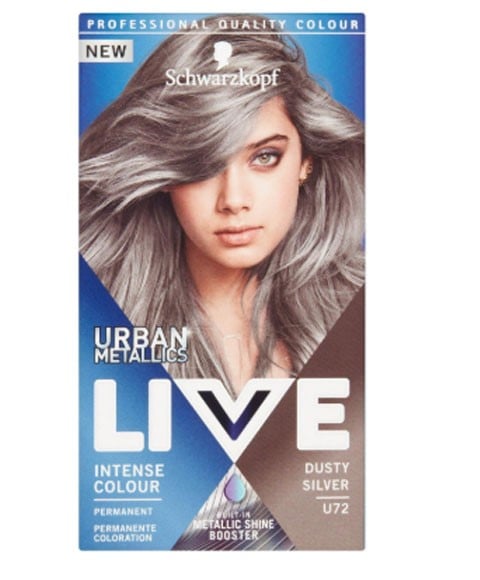 LIVE URBAN METALIC COULEUR PERMANENTE INTENSE U72 DUSTY SIL