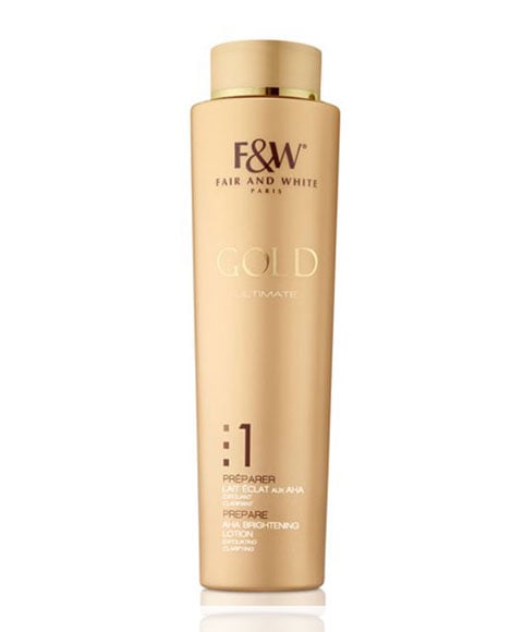 LOTION ÉCLAIRCISSANTE AHA PREPARE GOLD ULTIMATE 