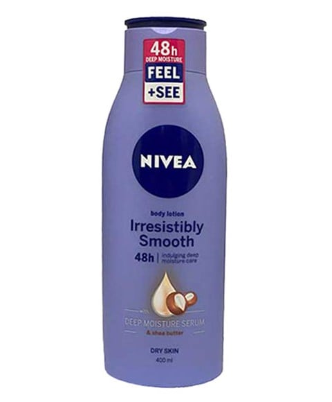 LOTION POUR LE CORPS AU BEURRE DE KARITÉ IRRESISTIBLY SMOOTH NIVEA 