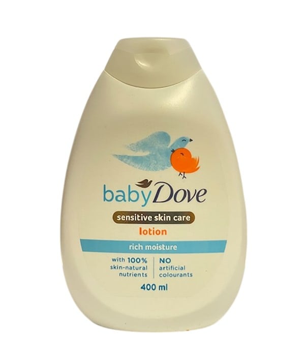 LOTION RICHE HYDRATATION DOVE BABY SENSITIVE SKIN CARE