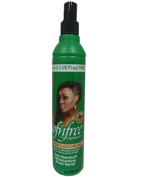 M AND M COSMETICS SOFNFREE HUILE DE RICIN NOIRE ANTI PELLICULES