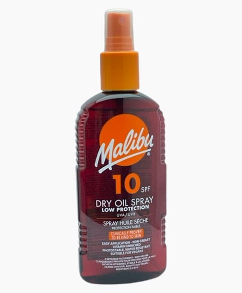 MALIBU SPRAY D'HUILE SÈCHE FAIBLE PROTECTION SPF10 