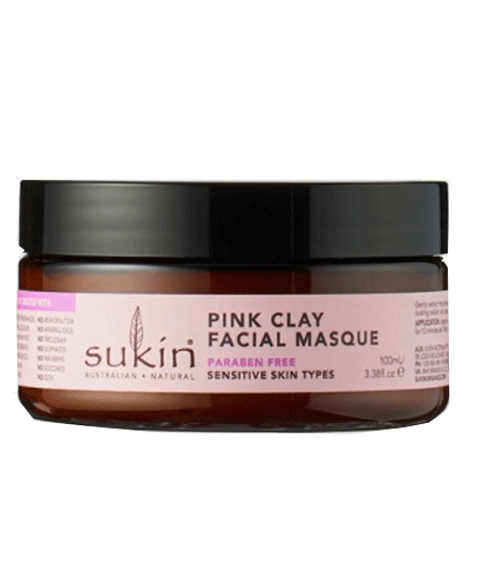 MAS FACIAL À L'ARGILE ROSE SENSIBLE DE SOINS NATURELS AUSTRALIENS