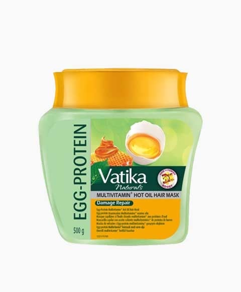 MASQUE CAPILLAIRE CONDITIONNANT EN PROFONDEUR AUX PROTÉINES D'OEUF VATIKA NATURALS 